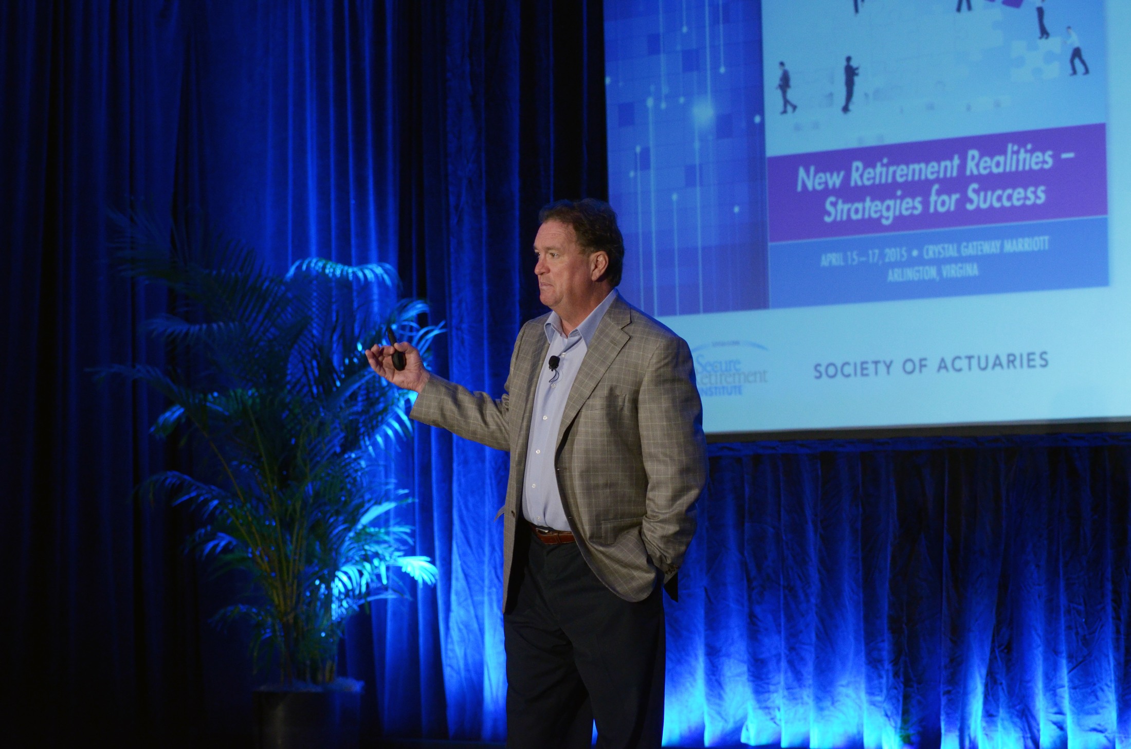 Jim Carroll presenting future insurance trends